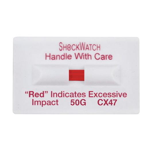 SpotSee® ShockWatch Clip Single-Tube Impact Indicators – 100 Pack