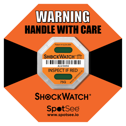 ShockWatch® 2 RFID Shock Indicator (100 Pack)