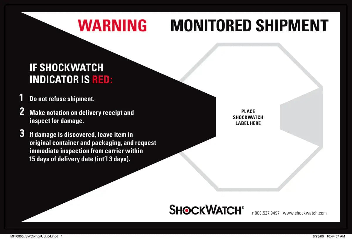 Shockwatch Companion Label