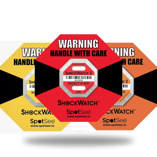 ShockWatch® 2 Validation Trial Kit — 3 Sensitivities (25G, 50G, 75G) Impact Indicator