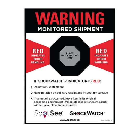 ShockWatch 2 Companion Labels