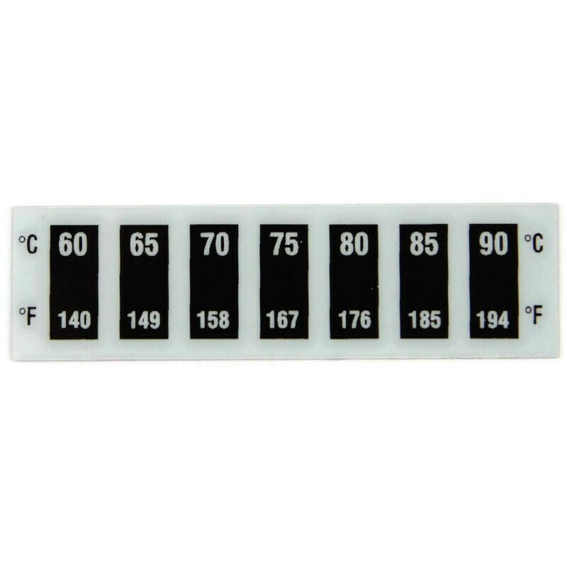 2 Pack Dual Scale 60 to 90C (140 to 194F) Milk Frothing Coffee Barista Thermometer Indicator
