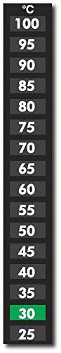 Liquid Crystal Thermometer 25°C - 100°C | Pasteurisation, Dairy & Curing