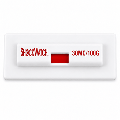 SpotSee® ShockWatch MiniClip Single-Tube Impact Indicators – 100 Pack