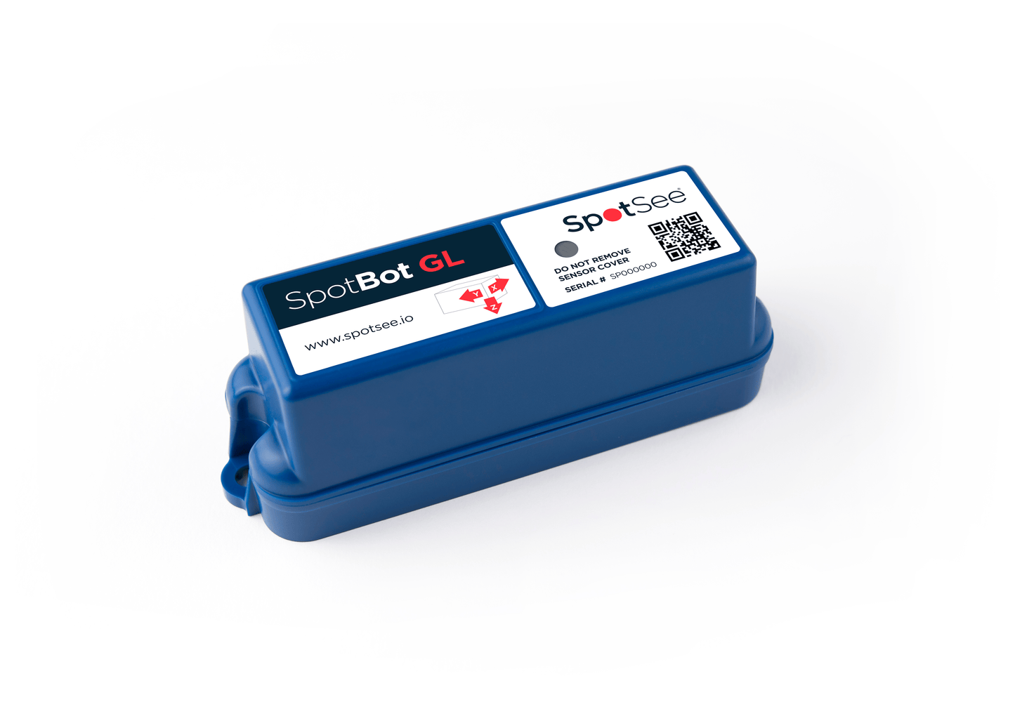SpotSee® SpotBot GL | 4G LTE & WiFi Impact Data Logger