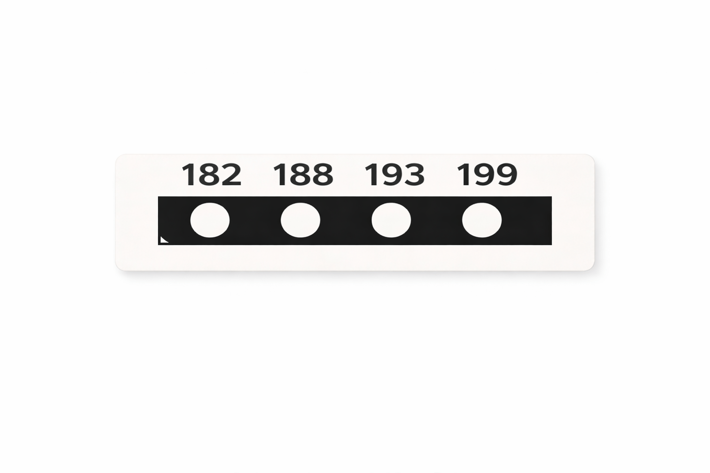 SpotSee® Thermax Micro Irreversible Temperature Labels (Pack of 10)