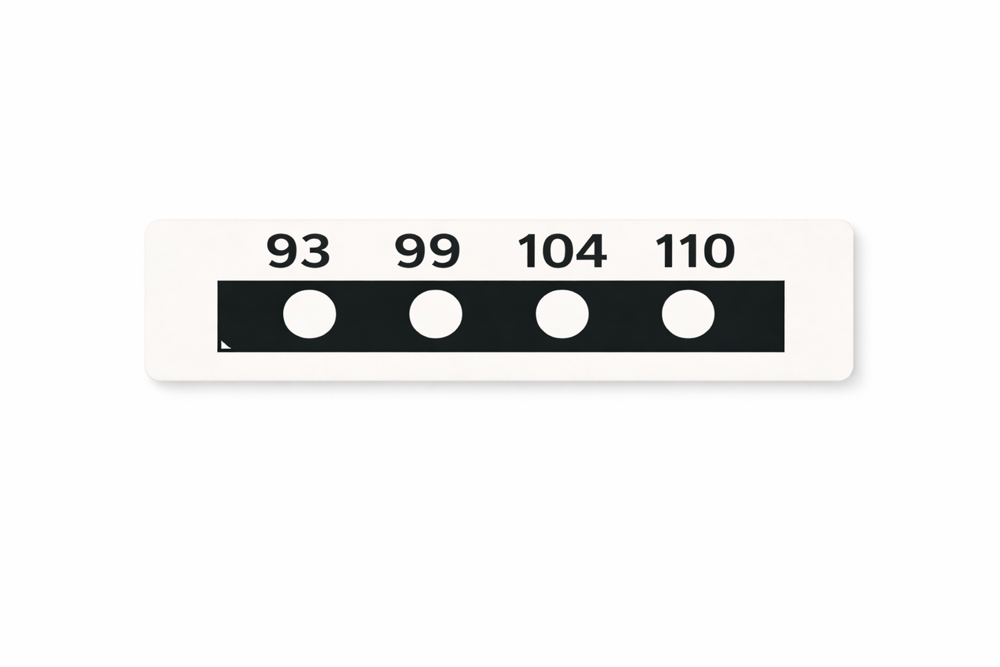 SpotSee® Thermax Micro Irreversible Temperature Labels (Pack of 10)