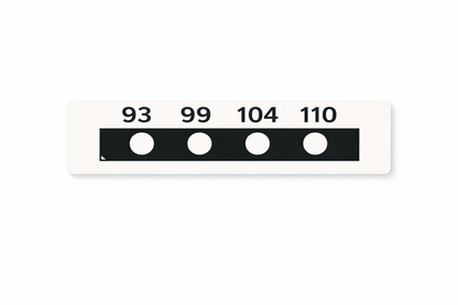 SpotSee® Thermax Micro Irreversible Temperature Labels (Pack of 10)