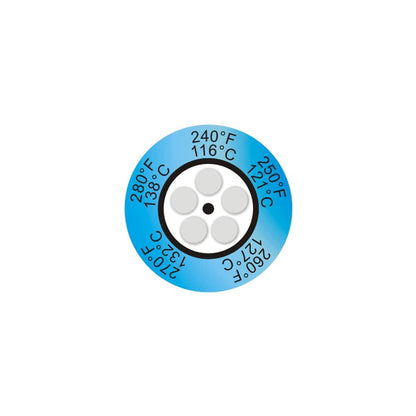 Thermax® 5-Level Clock Temperature Labels (Pack of 10)