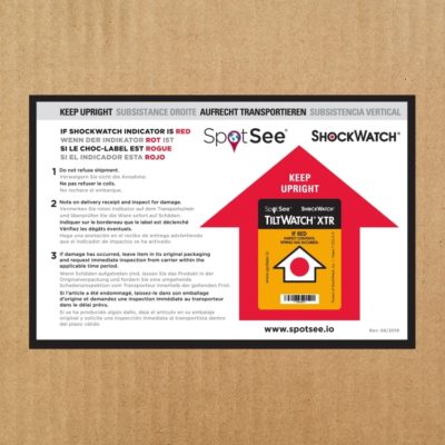 Spotsee Tiltwatch Xtr Tilt Indicator