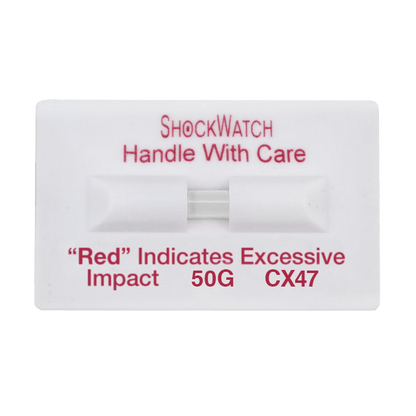 SpotSee® ShockWatch Clip Single-Tube Impact Indicators – 100 Pack