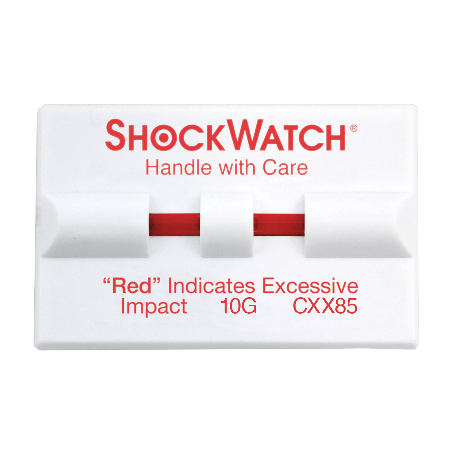 SpotSee® ShockWatch MiniClip Double-Tube Impact Indicators – 100 Pack
