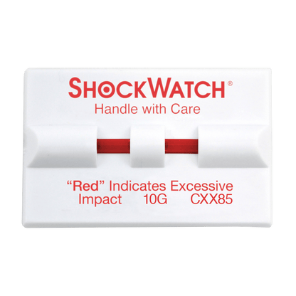 SpotSee® ShockWatch MiniClip Double-Tube Impact Indicators – 100 Pack