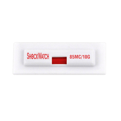 SpotSee® ShockWatch MiniClip Single-Tube Impact Indicators – 100 Pack