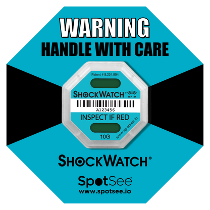 ShockWatch® 2 RFID Shock Indicator (100 Pack)