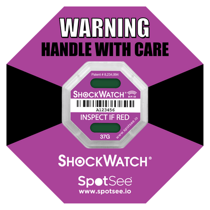 ShockWatch® 2 RFID Shock Indicator (100 Pack)