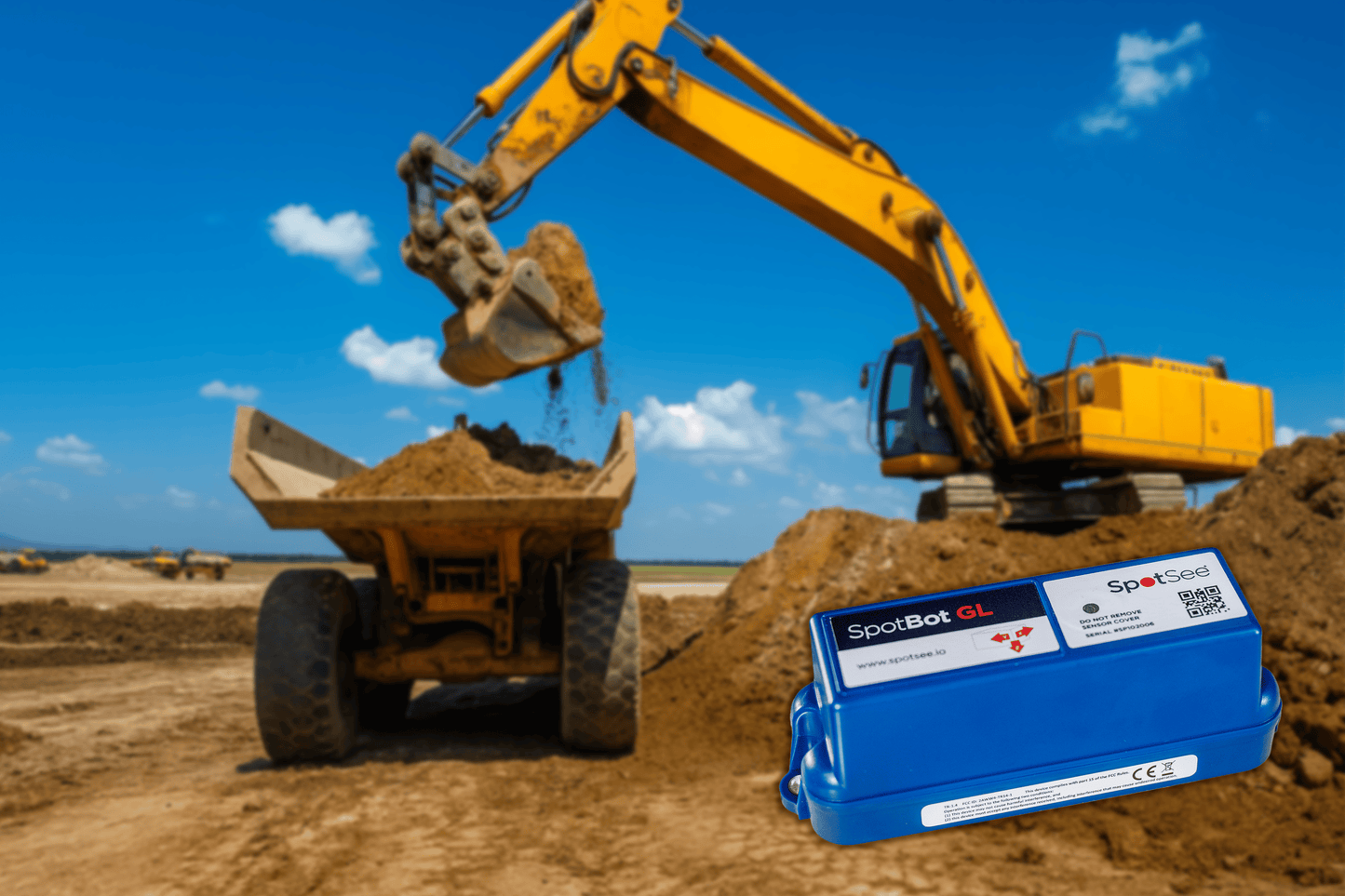 SpotSee® SpotBot GL | 4G LTE & WiFi Impact Data Logger