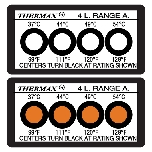 SpotSee Thermax 4-Level irreversible temperature labels – product overview