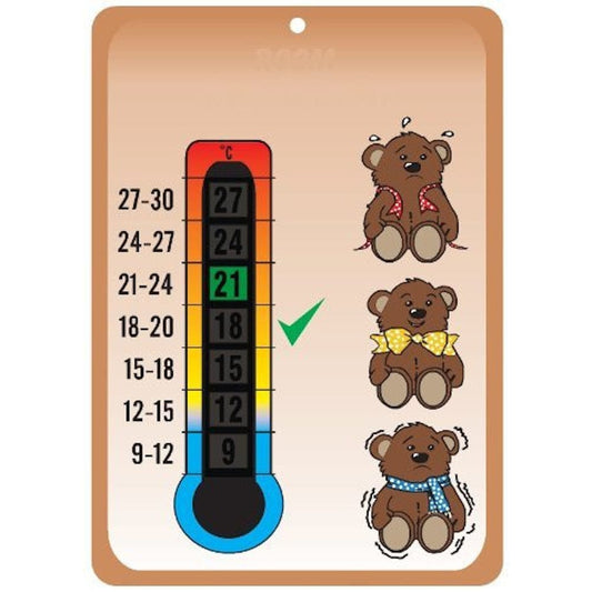 Baby Bears Nursery Room Safety Temperature Thermometer