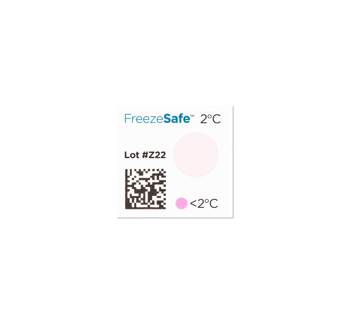 SpotSee® FreezeSafe Descending Temperature Indicator (2500 pc Roll Format)