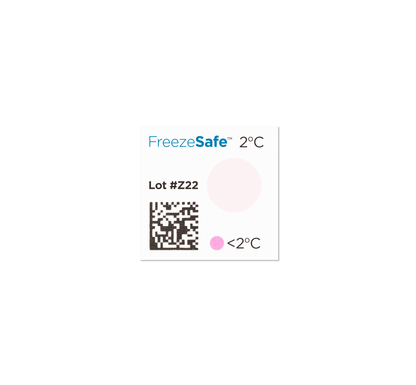 SpotSee® FreezeSafe Descending Temperature Indicator (2500 pc Roll Format)