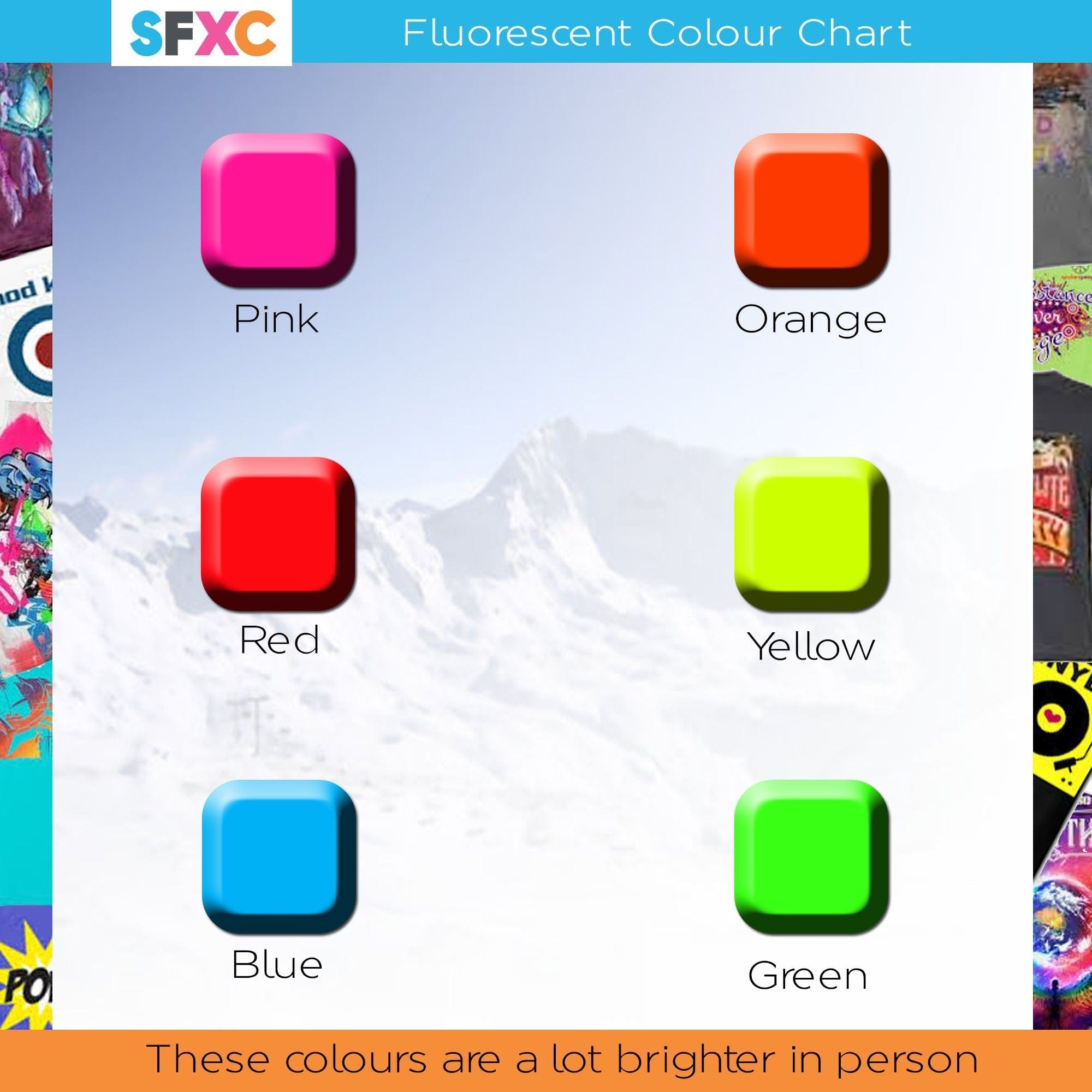 Fluorescent Inks & Pigments | High-Visibility & UV-Reactive Materials ...