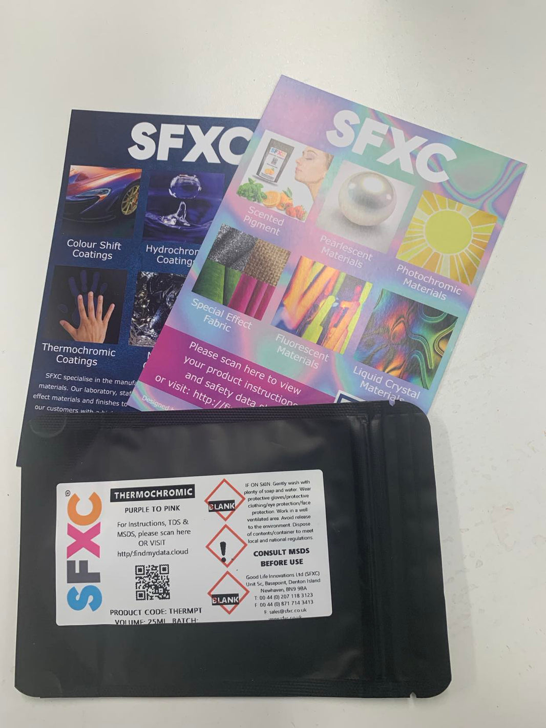 Thermochromic & Color-Changing Materials | Pigments, Inks & Paints ...