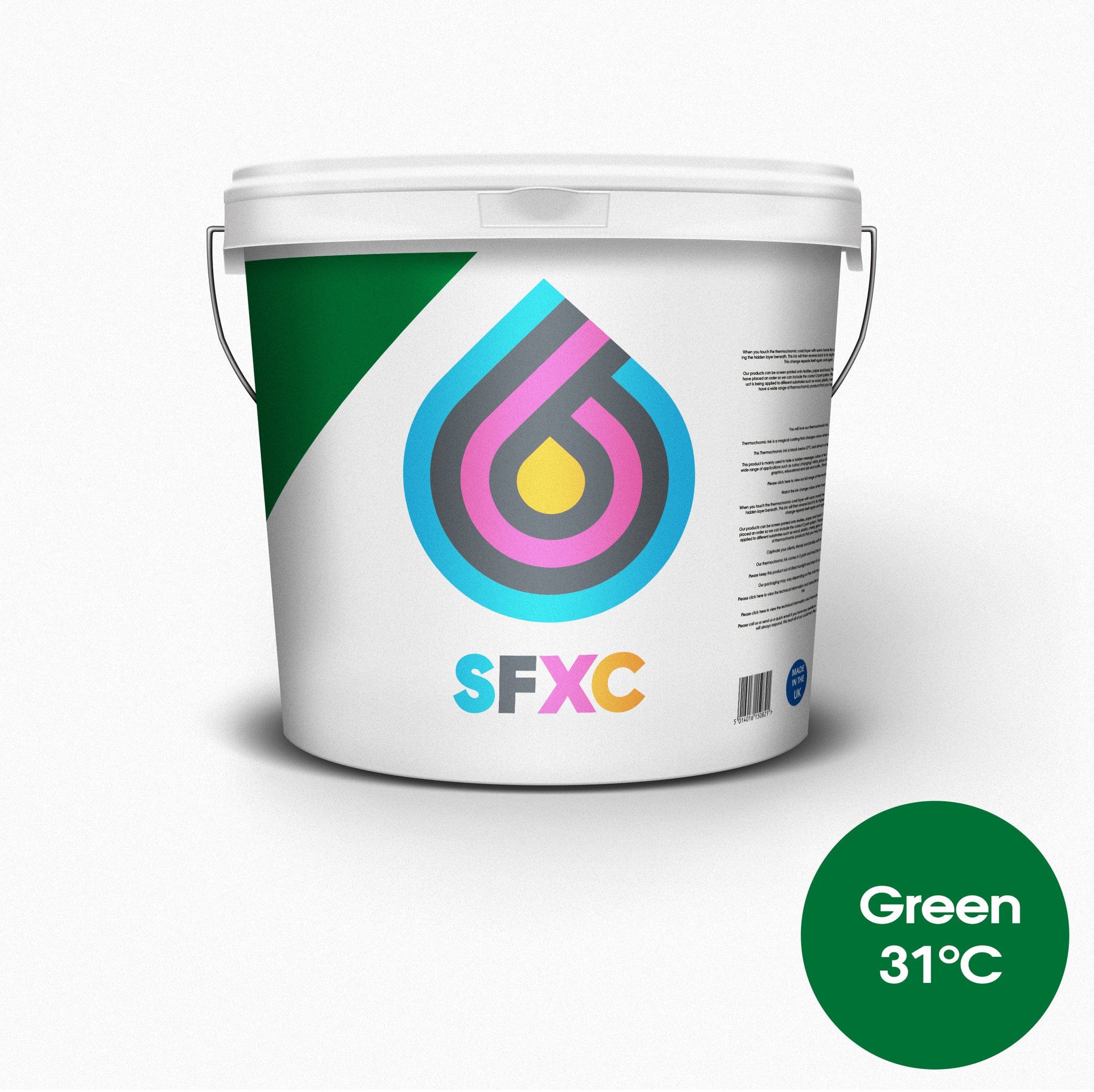 Thermochromic Screen Printing Ink Green 31 °C – Good Life Innovations ...