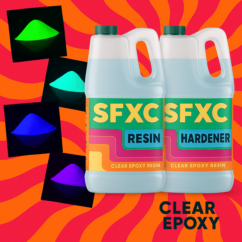 SFXC Trial Pack Glow in the Dark Epoxy Coating Resin Pack