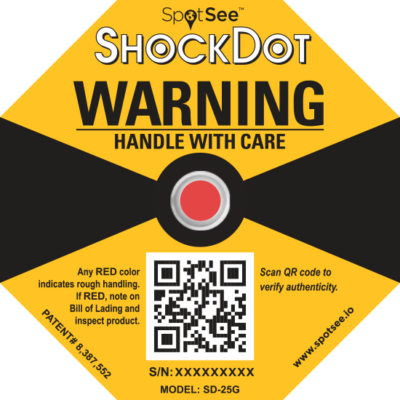 ShockDot Shock & Impact Indicators - PLEASE CONTACT US TO ORDER