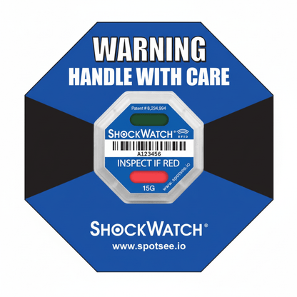 ShockWatch RFID Complete Label - Square