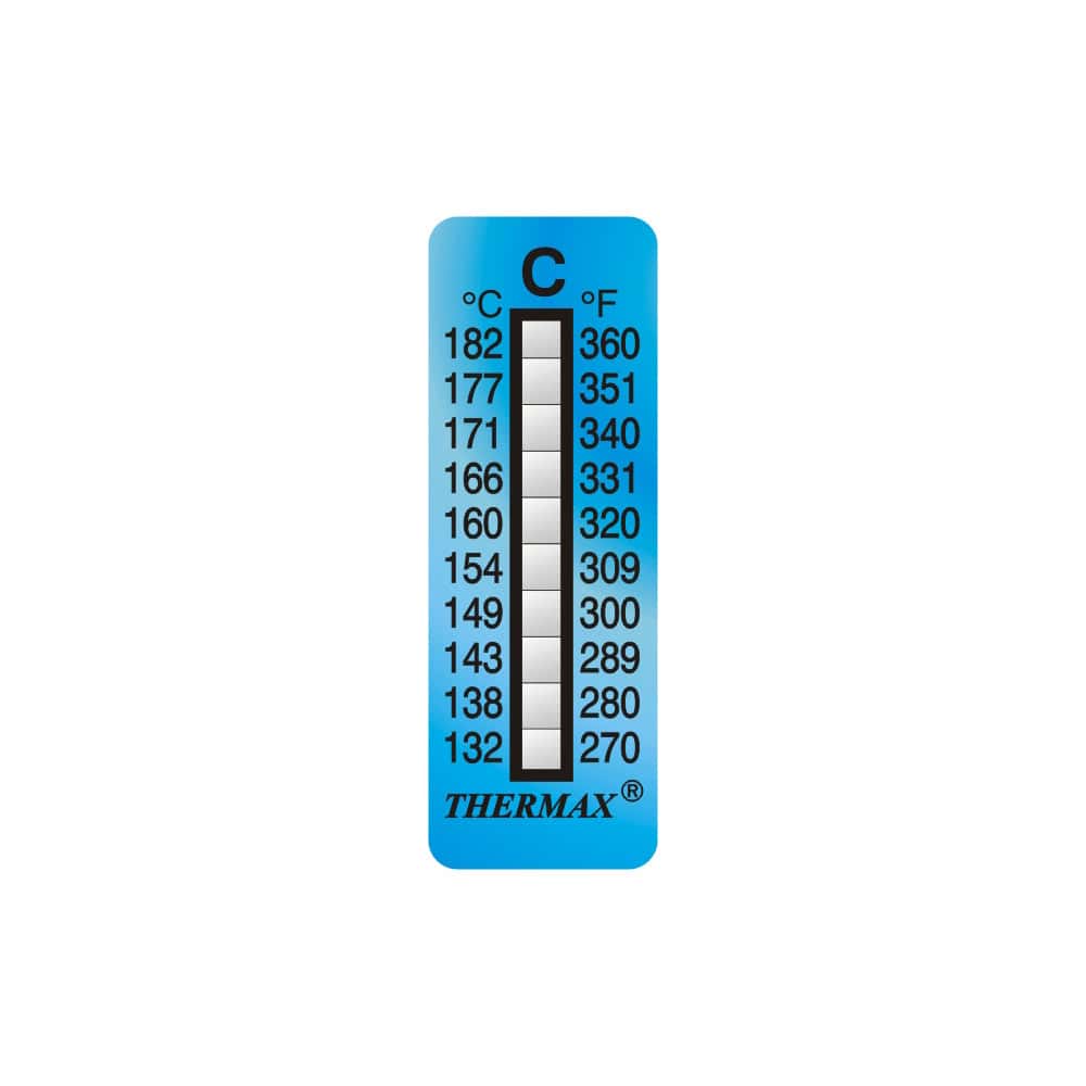 SpotSee® Thermax 10-Level Irreversible Temperature Labels (Pack of 10)