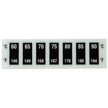 2 Pack Dual Scale 60 to 90C (140 to 194F) Milk Frothing Coffee Barista Thermometer Indicator