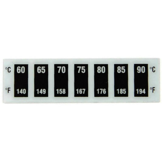 2 Pack Dual Scale 60 to 90C (140 to 194F) Milk Frothing Coffee Barista Thermometer Indicator