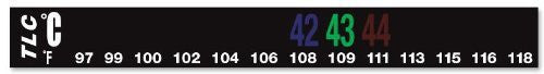 DigiTemp 13 Level 36°C to 48°C (97F to 118F) Horizontal Liquid Crystal Dual Scale Thermometer