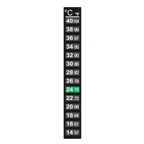 Dual Scale 14-40C (57-104F) Adhesive Liquid Crystal Thermometer Strip