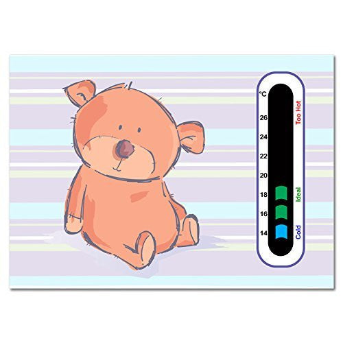 Baby Safe Ideas Cute Bear Nursery Room Thermometer Card