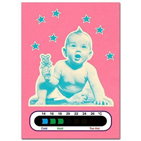 Baby Safe Ideas Retro Baby Nursery Room Thermometer Card