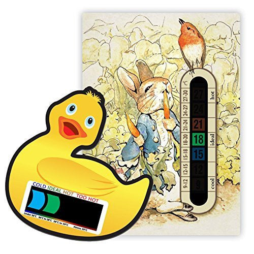 Peter Rabbit Pack (Nursery and Room Thermometer and BGOR Duck Bath Thermometer)