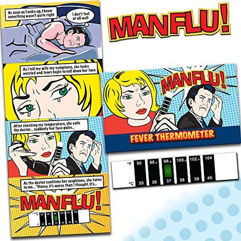 MAN FLU Fever Forehead Thermometer