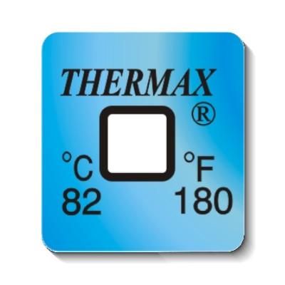 5 Pack - Thermax Thermochromic Irreversible Label 1 Level 82ºC