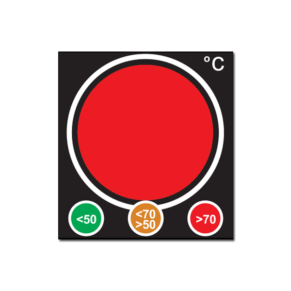 Thermochromic Hot Warning Anti Scald Temperature Labels and Stickers ...