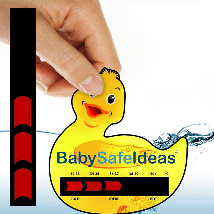 Bath thermometer stickers